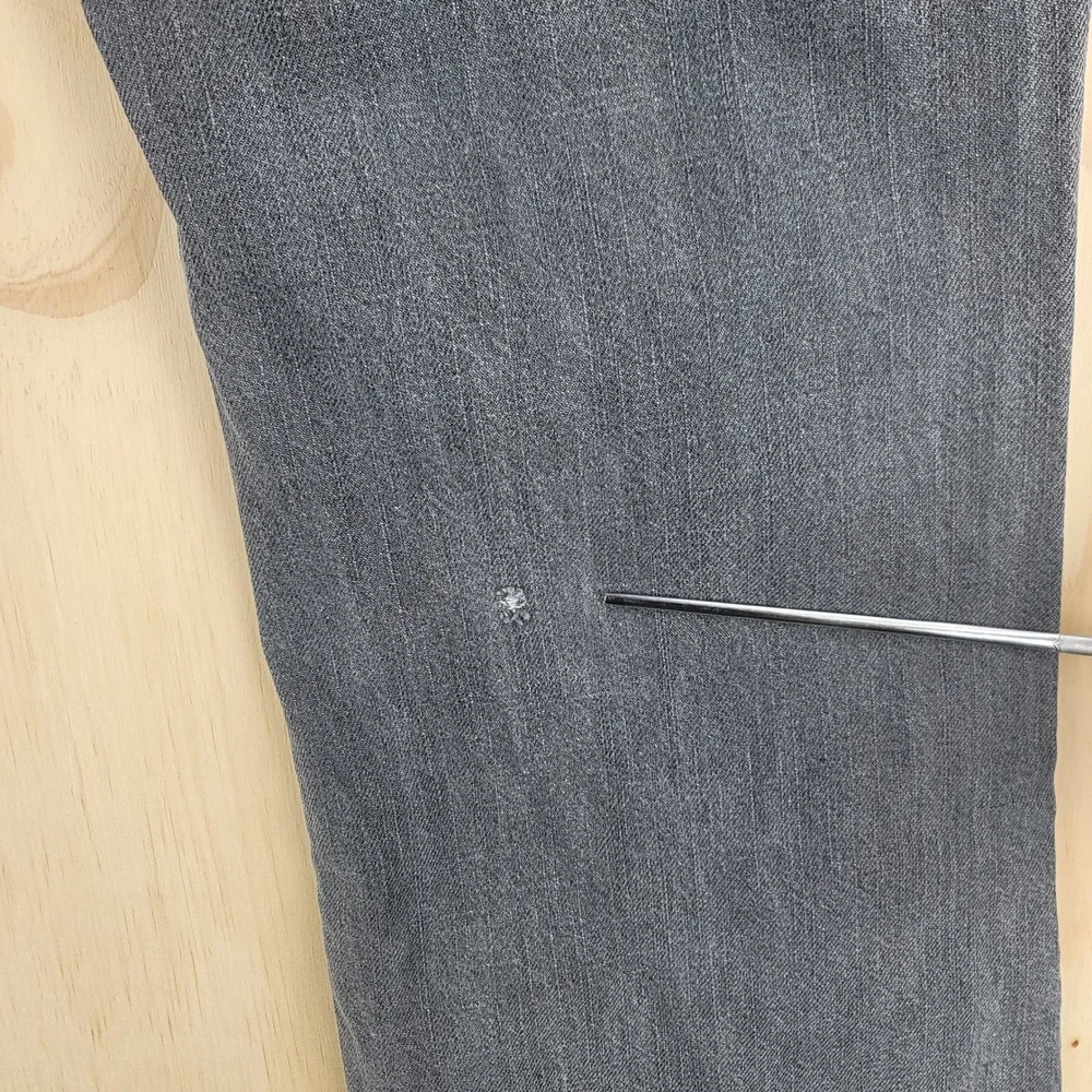 G BY GUESS Joey Low Bootcut Jeans Mens 34x28.5 Gray Denim Pants